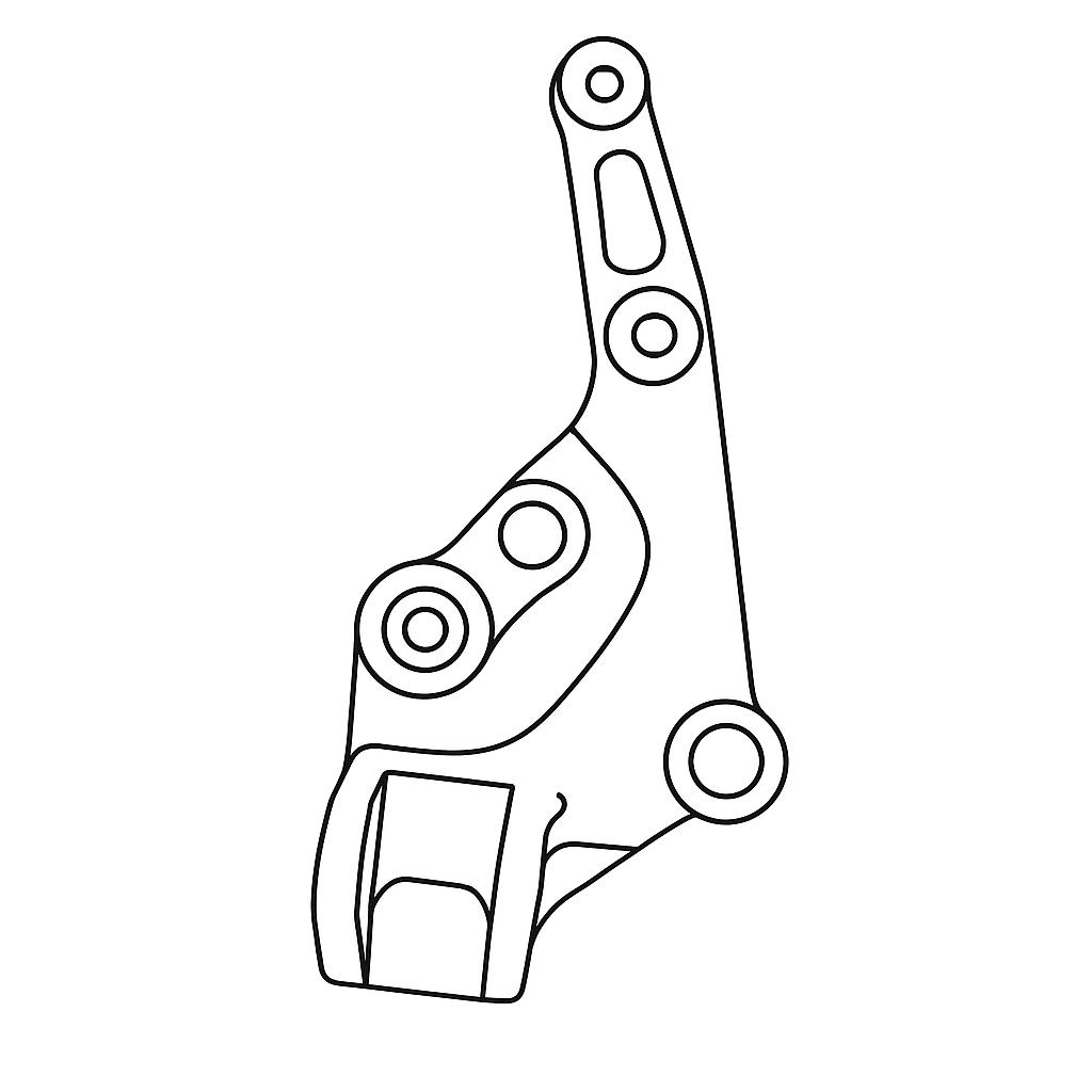 Footrest Front Hanger Left Hand Side